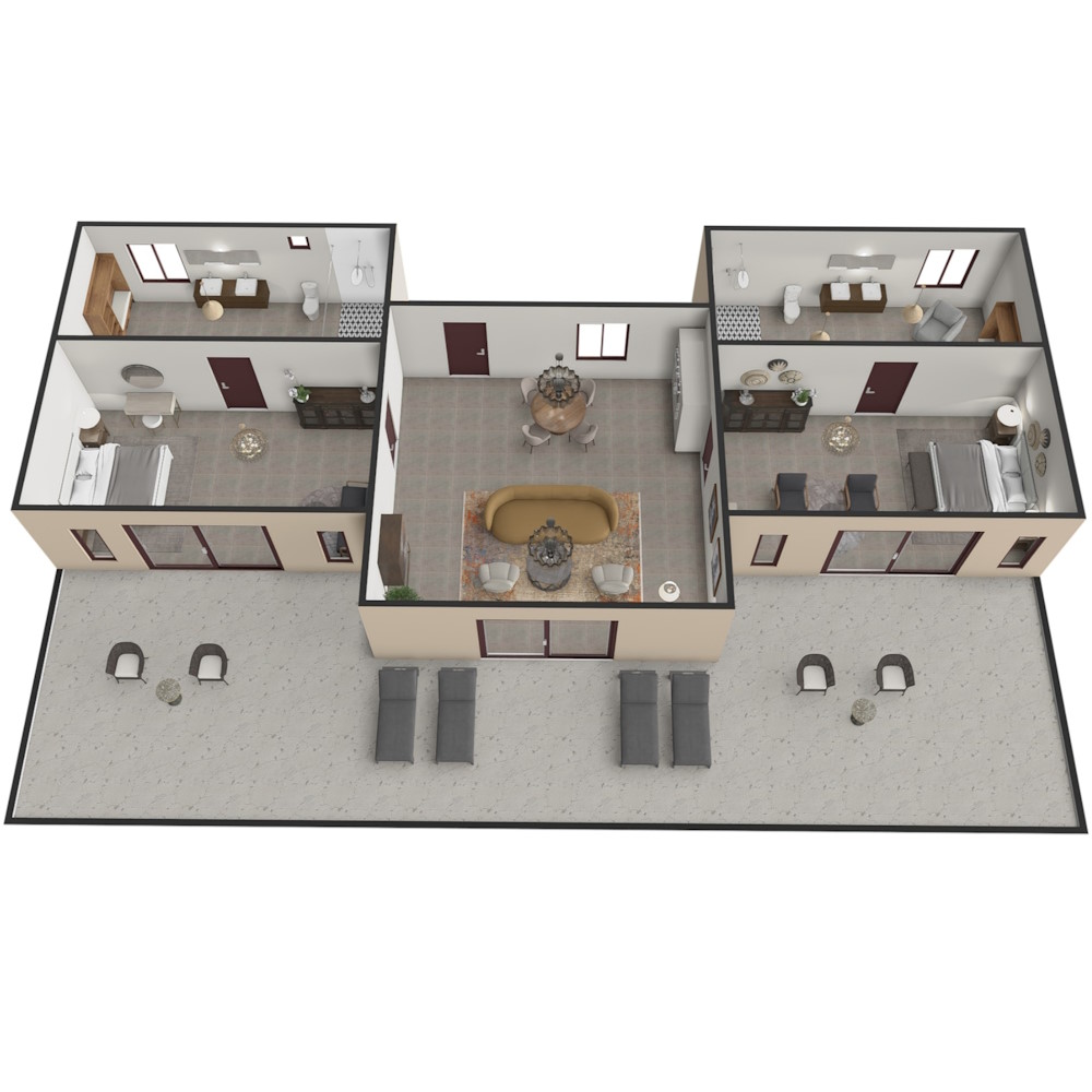 Hohenstein Doppel Chalet_3D_1000